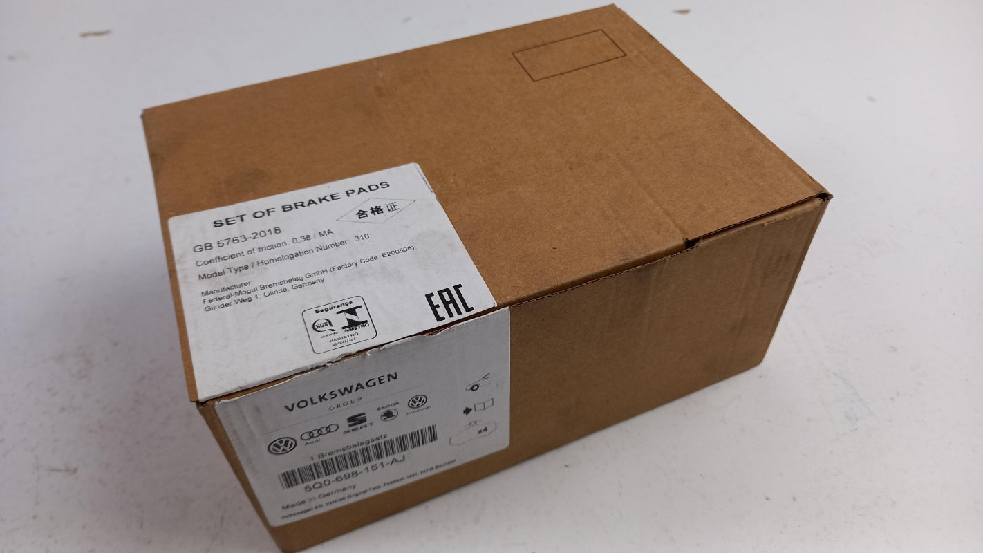 Original OE Volkswagen Bremsbeläge 5Q0698151AJ