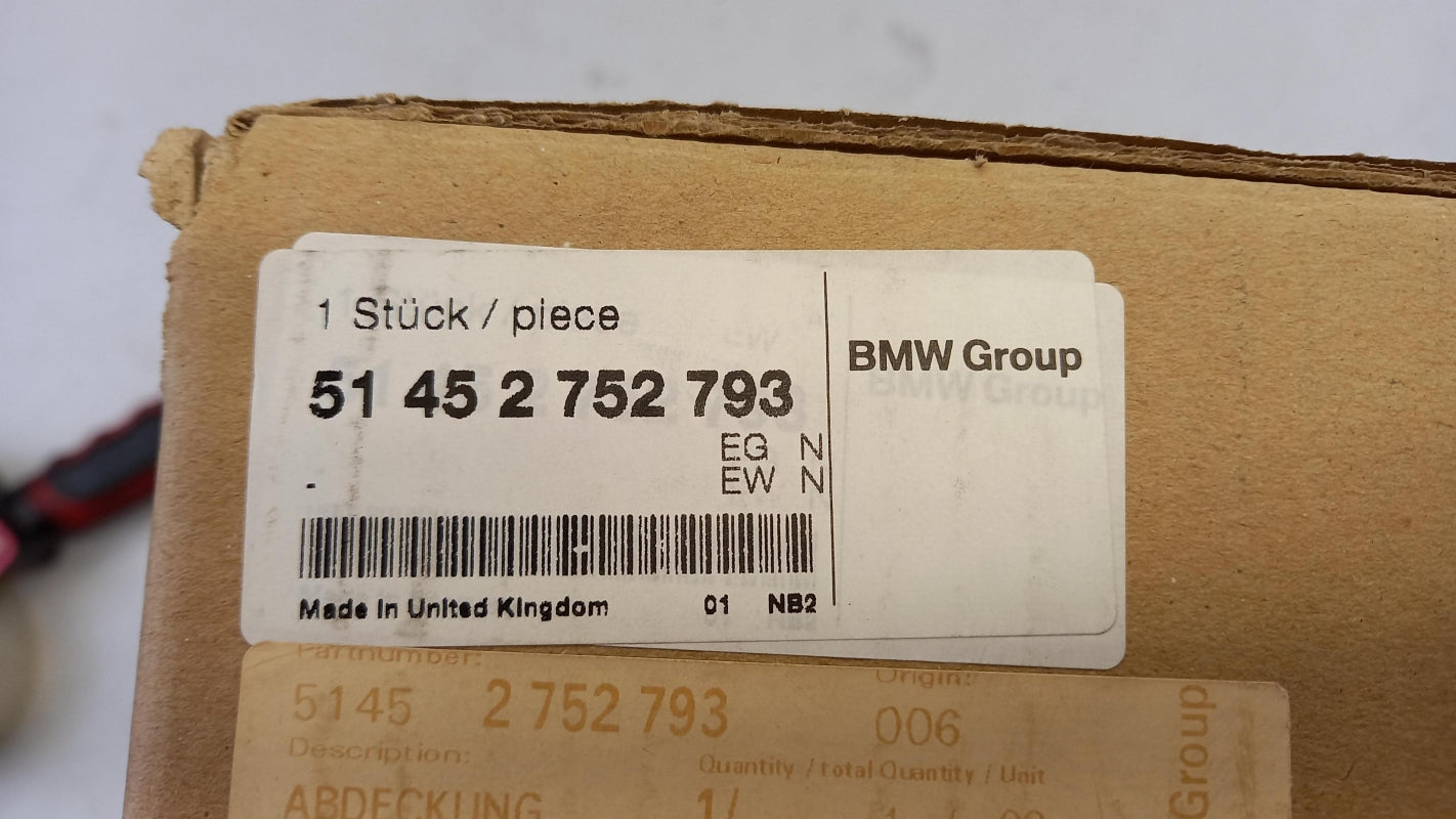 Original OE BMW Mittelkonsole Teil 51452752793