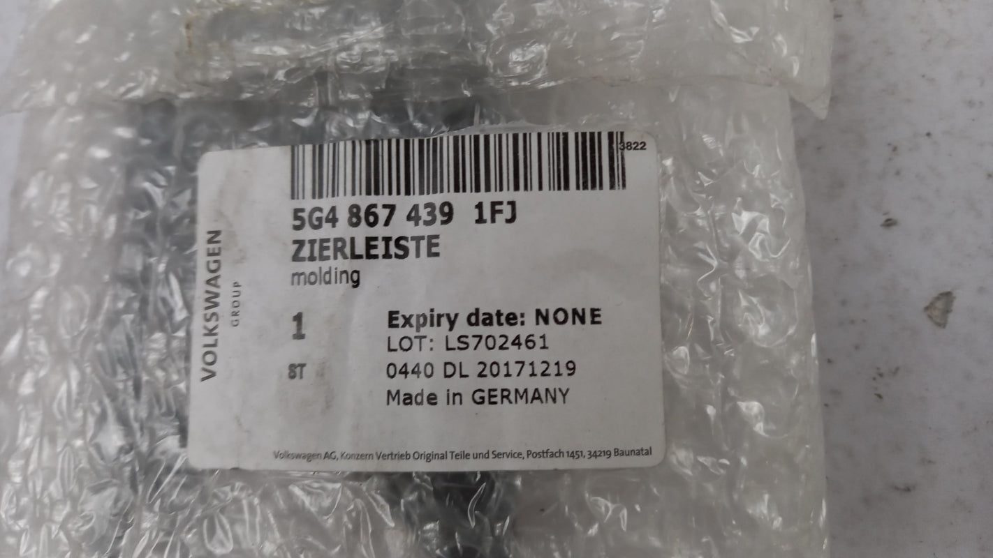 Original OE Volkswagen Zierleiste 5G48674391FJ