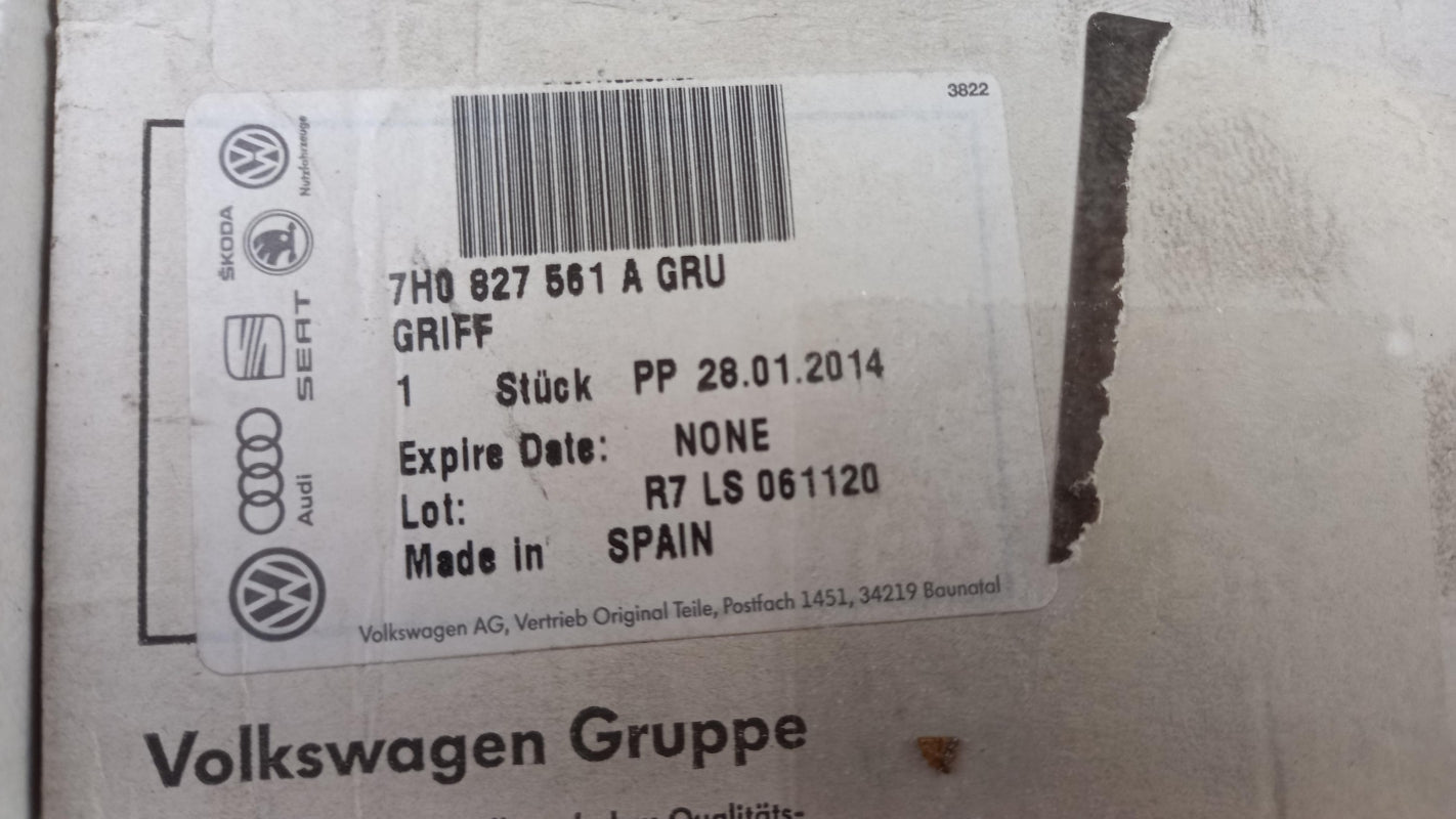 Original OE Volkswagen Heckklappengriff 7H0827561AGRU
