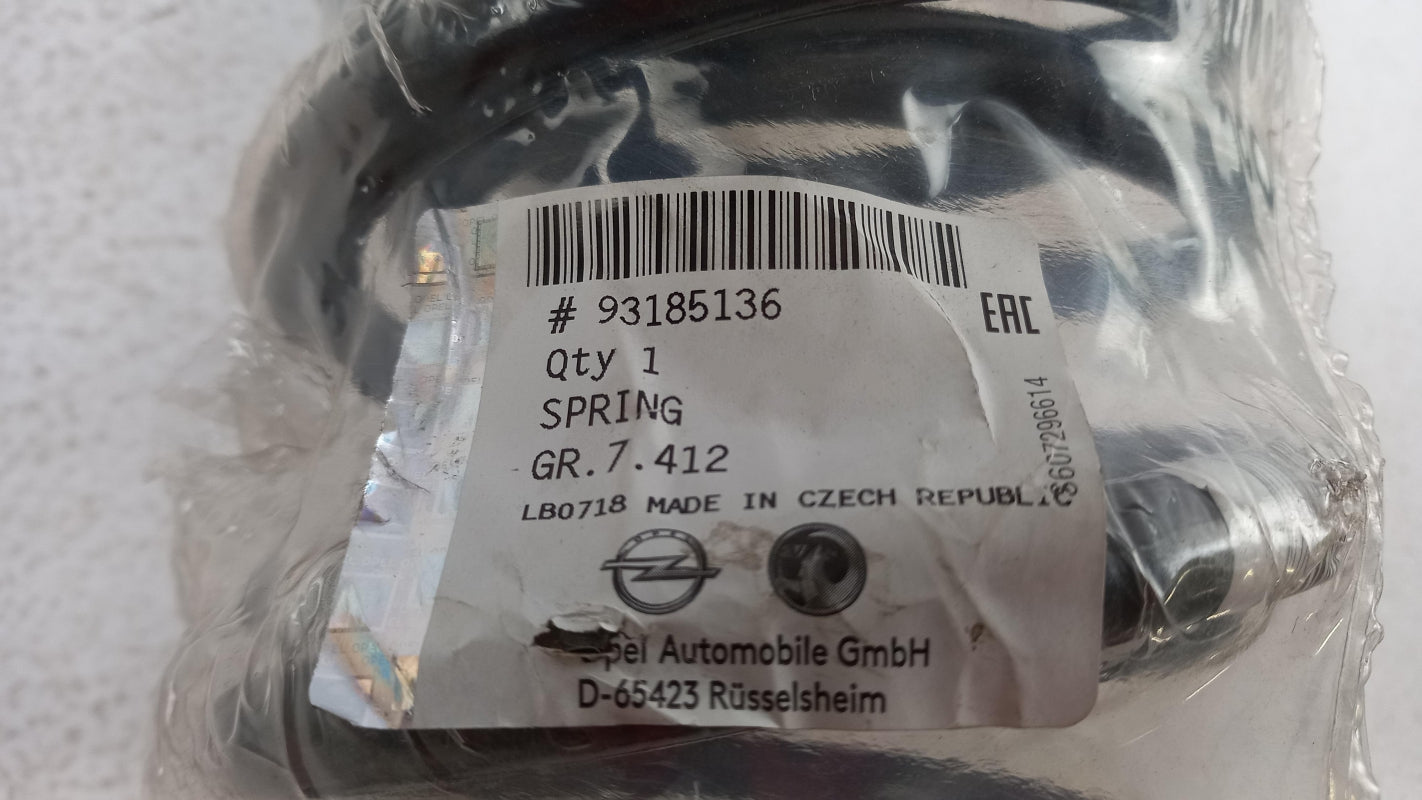 Original OE OPEL Schraubenfedern Satz 93185136