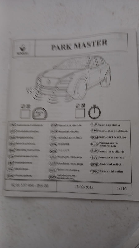 Original OE RENAULT Einparkhilfe 8201733194