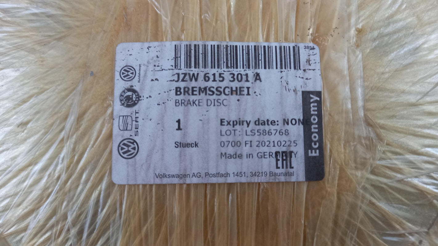 Original VW Caddy Golf SKODA Octavia Bremsscheibe (1 stück) vorne JZW615301A