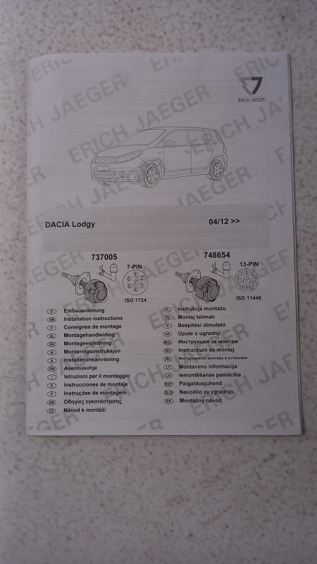 Original OE RENAULT Anhängerkupplung Elektrosatz 7701369277
