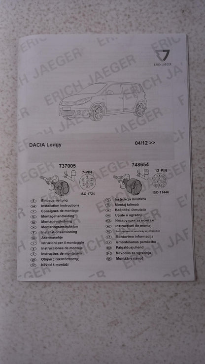 Original OE RENAULT Anhängerkupplung Elektrosatz 7701369277