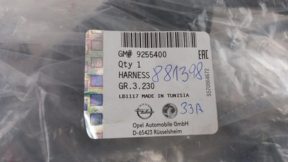 Original OE OPEL Meriva B Kabelbaum 9255400