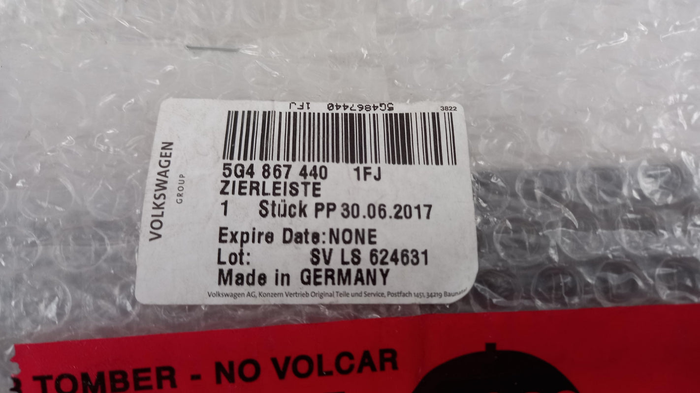 Original OE Volkswagen Zierleiste 5G48674401FJ