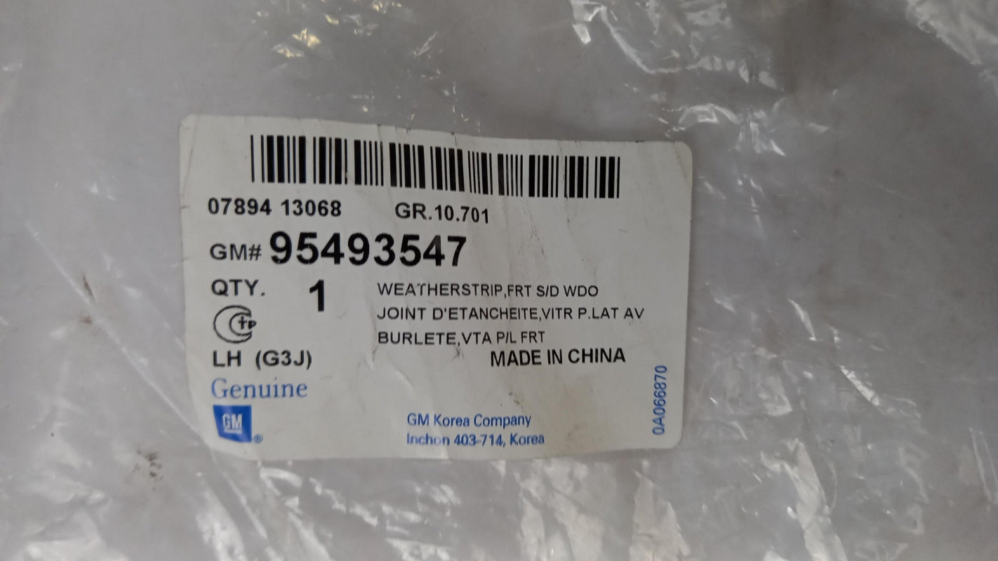 Original CHEVROLET Cruze J300 Fensterführung vorne links 95493547