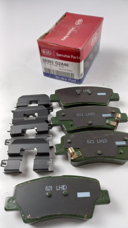 Original KIA Niro Hybrid 2016-2019 Bremsbeläge Bremsbelagsatz Hinten 58302G2A40