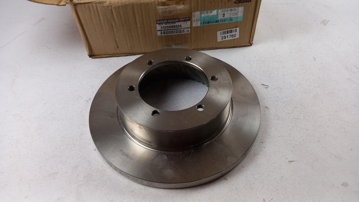 Original OE NISSAN brake disc (1 piece) 43206MB60A 
