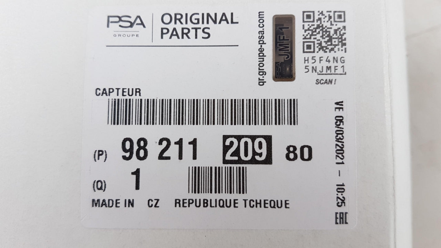 Original CITROEN C3 C4 PEUGEOT 2008 3008 1.6 2.0 BlueHDi Lambdasonde 9821120980