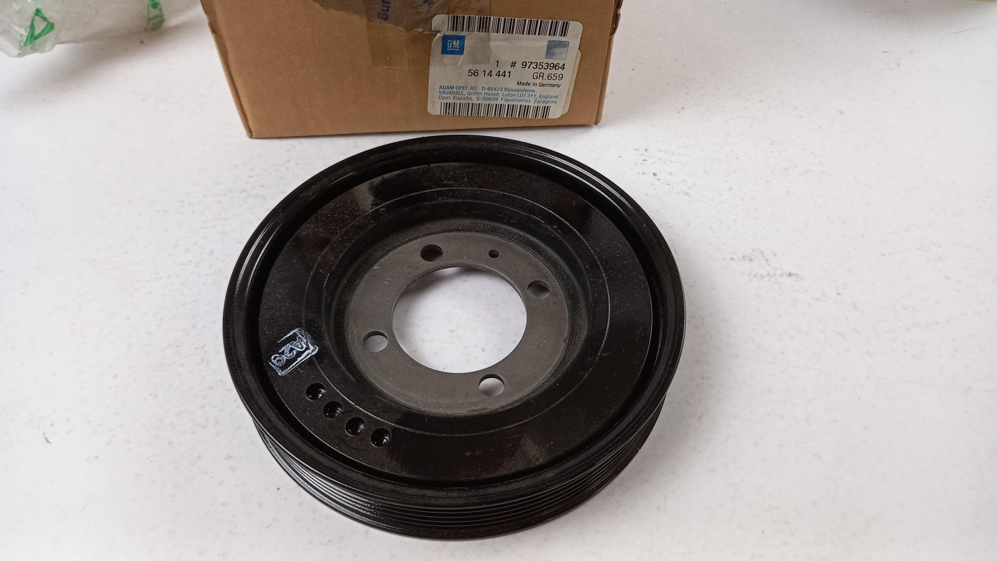 Original OPEL Astra Corsa-C Meriva-A 1.7CDTi Kurbelwelle Riemenscheibe 97353964
