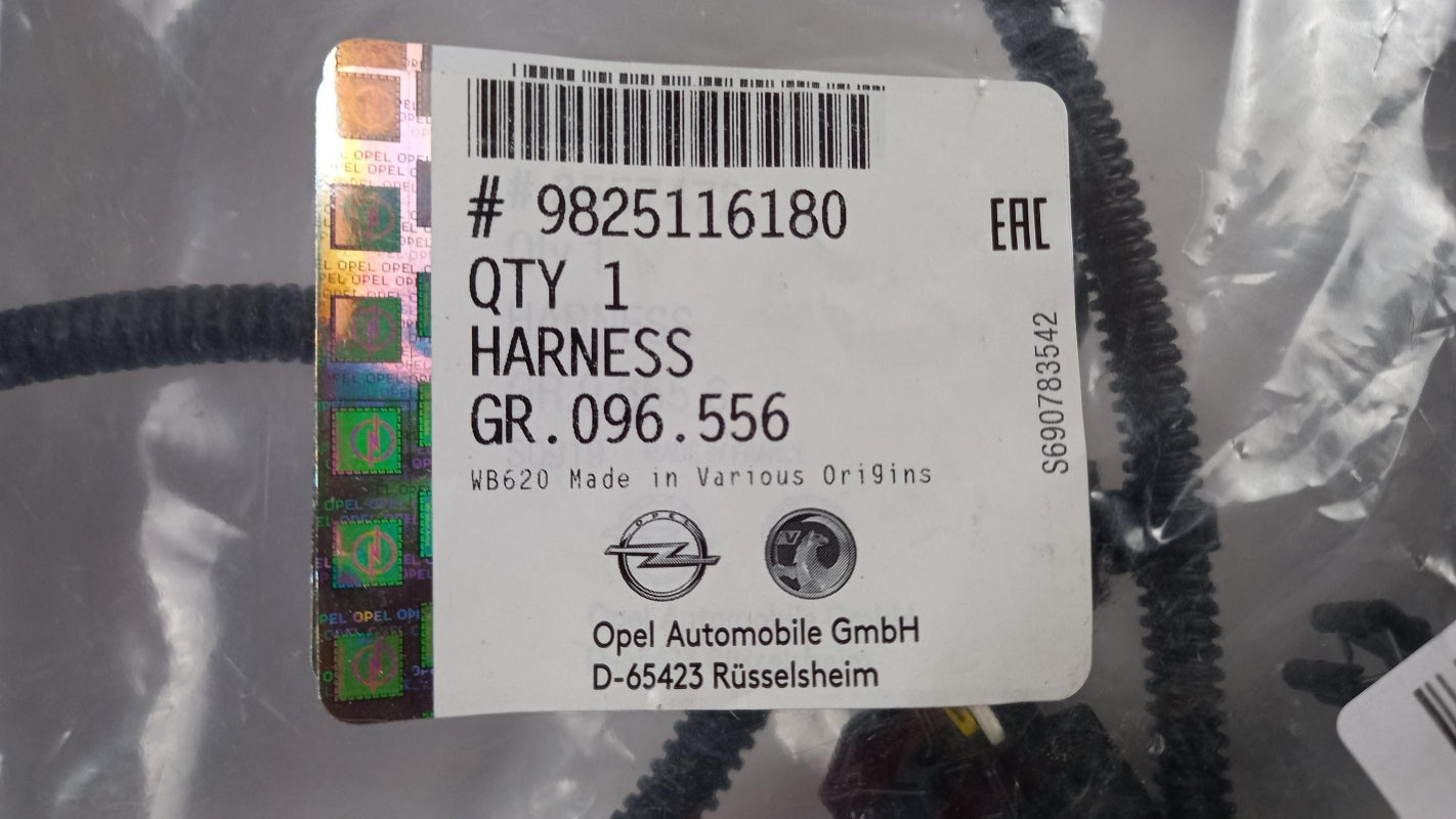 Original OPEL Grandland X Stoßstange Kabelbaum PDC hinten 9825116180