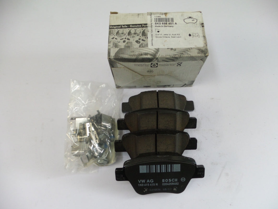 Original AUDI A1 A3 VW Caddy Golf Scirocco brake pads 272X10 rear 5K0698451A 