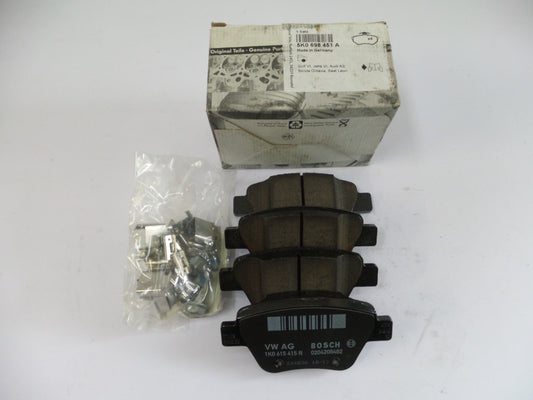 Original AUDI A1 A3 VW Caddy Golf Scirocco Bremsbeläge 272X10 hinten 5K0698451A