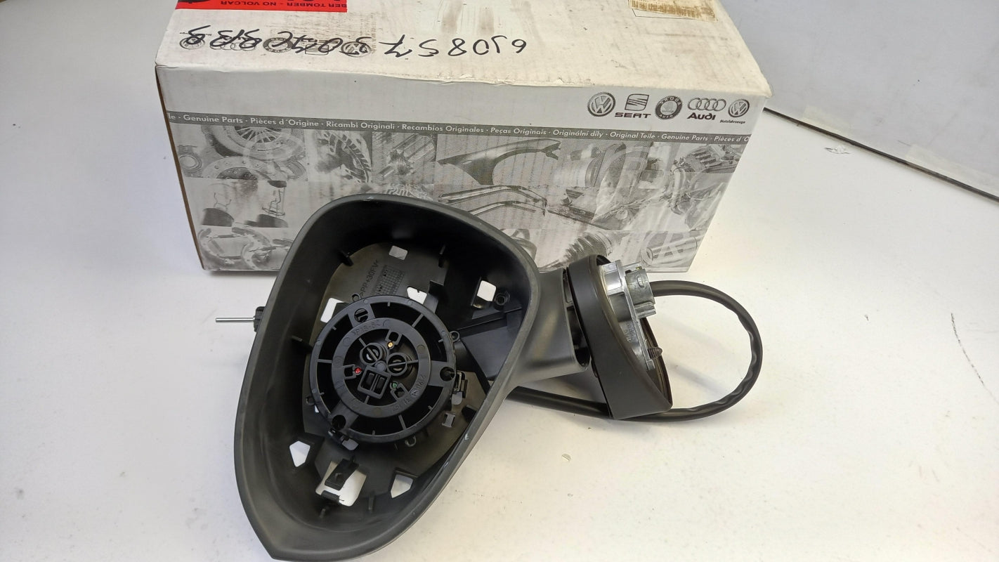 Original SEAT Ibiza 6J Außenspiegelgehäuse satinschwarz links 6J0857507C9B9