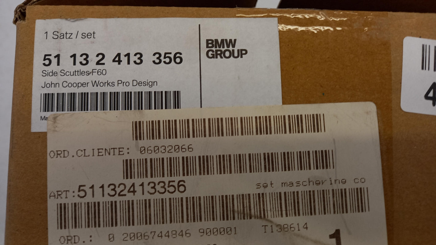 Original MINI F60 Countryman Zierblendenset JCW Chequered 51132413356