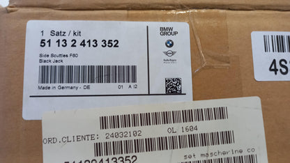Original MINI Countryman F60 Seitenwand Zierblende Black Jack 51132413352