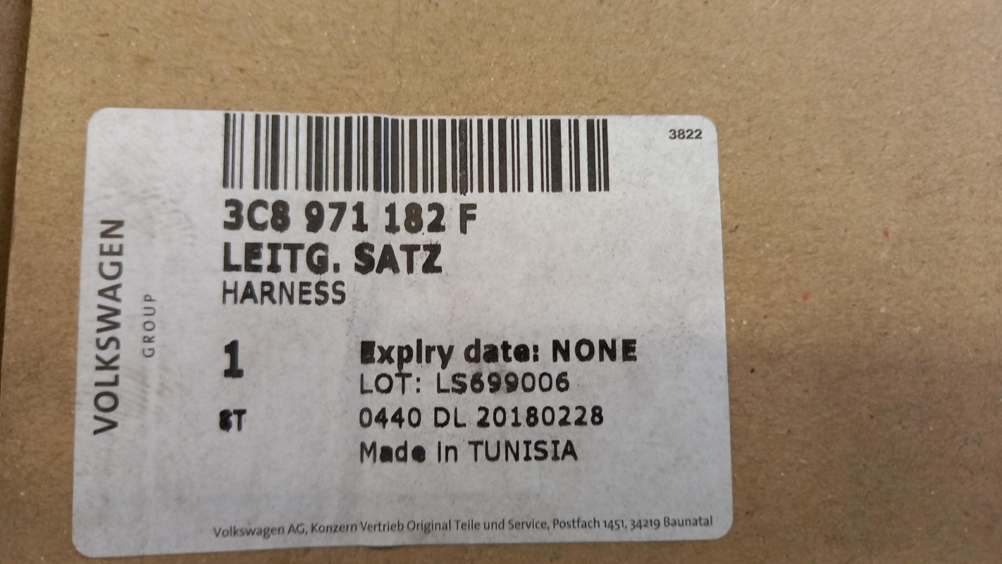 Original OE Volkswagen Kabelbaum 3C8971182F