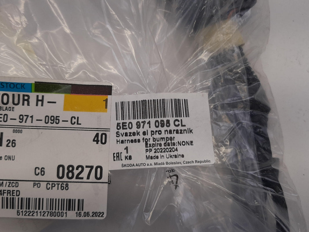 Original SKODA Octavia 5E Stoßstange Leitungssatz PDC vorne 5E0971095CL