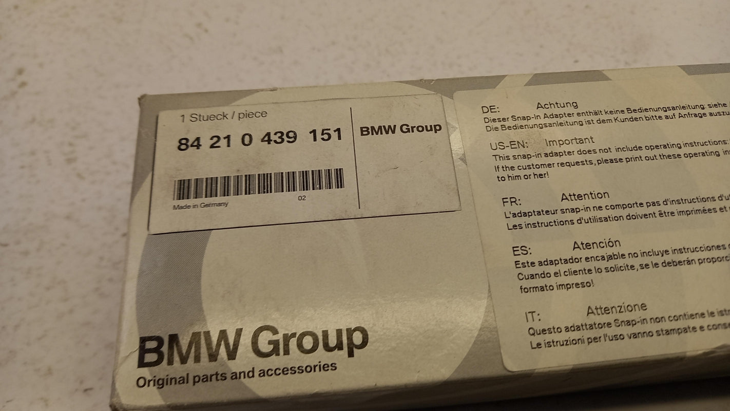 Original OE BMW Telefon Montagesatz 84210439151