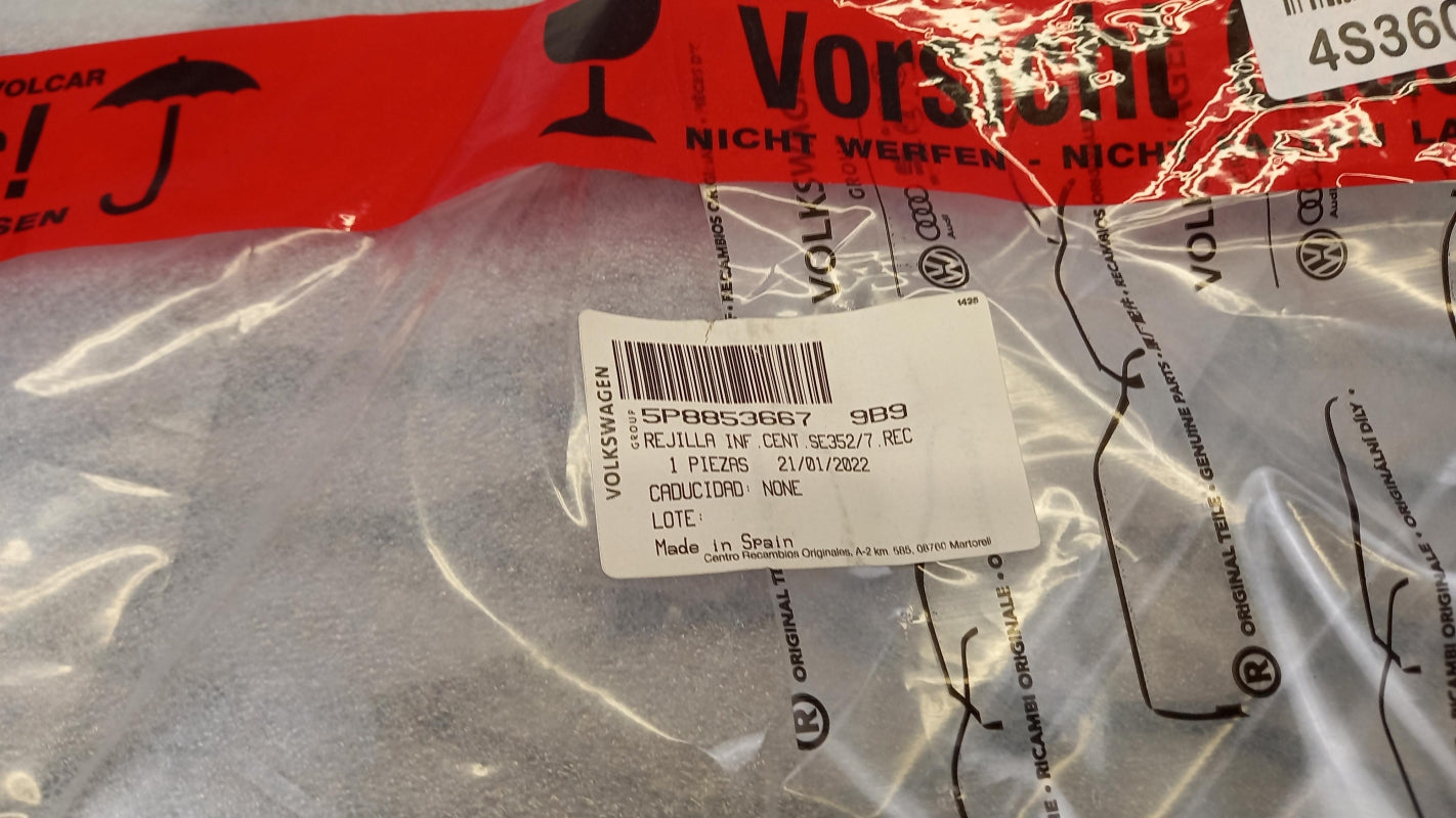 Original OE Volkswagen Kühlergitter 5P88536679B9