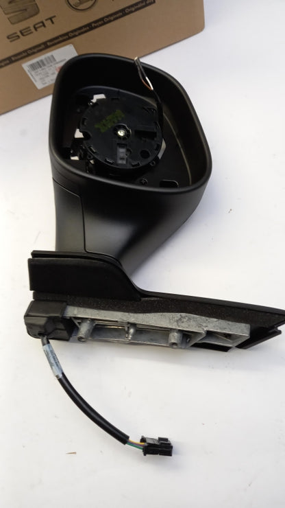 Original SEAT Altea Toledo 5P Außenspiegel satinschwarz links 5P1857507AB9B9