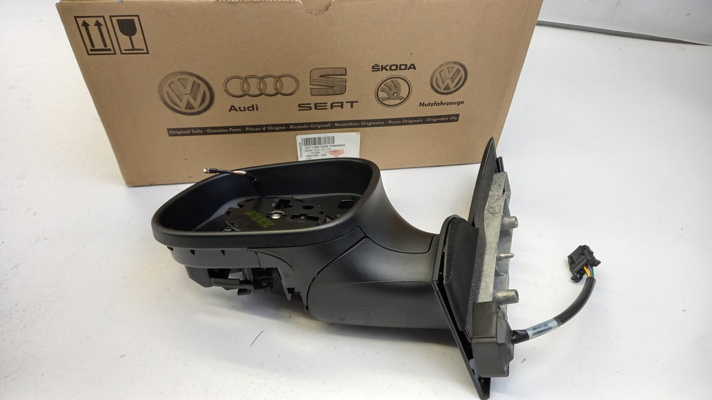 Original SEAT Altea Toledo 5P Außenspiegel satinschwarz links 5P1857507AB9B9