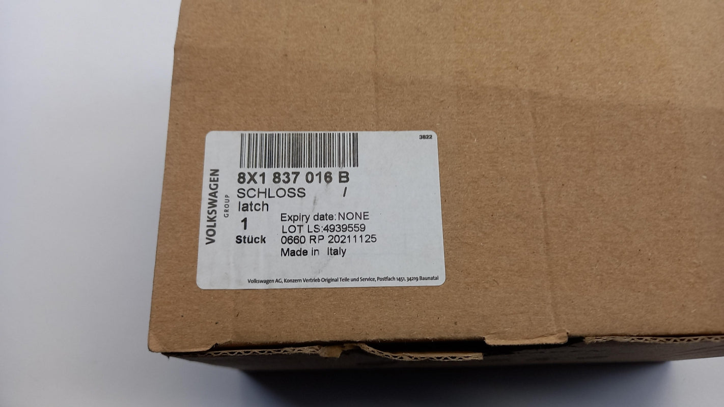 Original AUDI A1 A3 RS3 A4 RS4 A5 RS5 Q2 Q5 Türschloss vorne rechts 8X1837016B