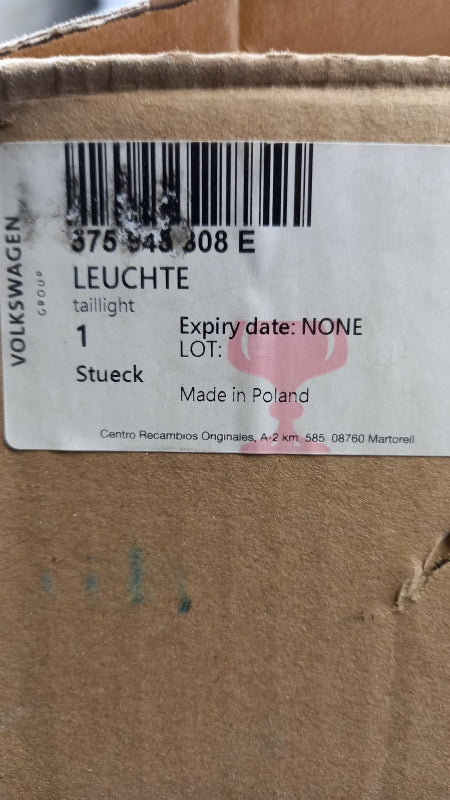 Original SEAT Ateca 2016- Heckleuchte Rückleuchte RHD Innen Rechts 575945308E