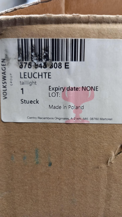 Original SEAT Ateca 2016- Heckleuchte Rückleuchte RHD Innen Rechts 575945308E
