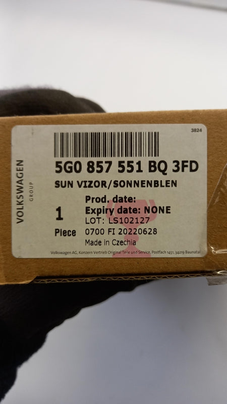 Original OE Volkswagen Sonnenblende 5G0857551BQ3FD