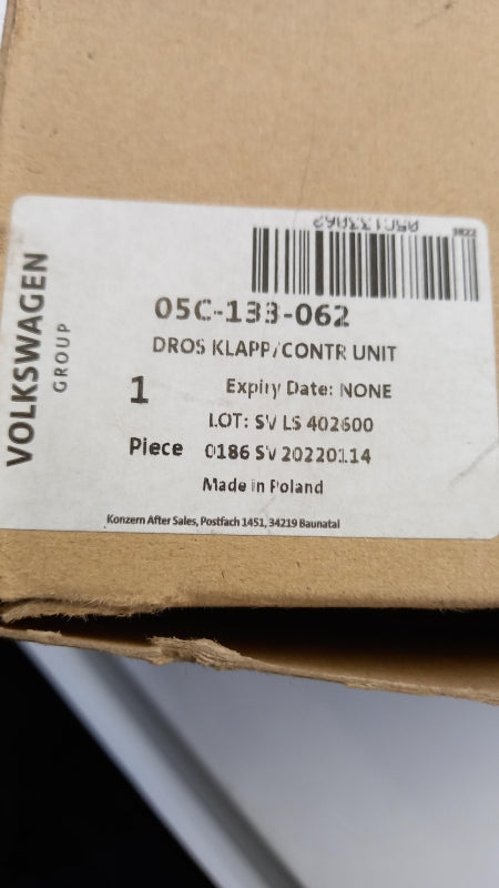 Original OE Volkswagen Drosselklappe 05C133062