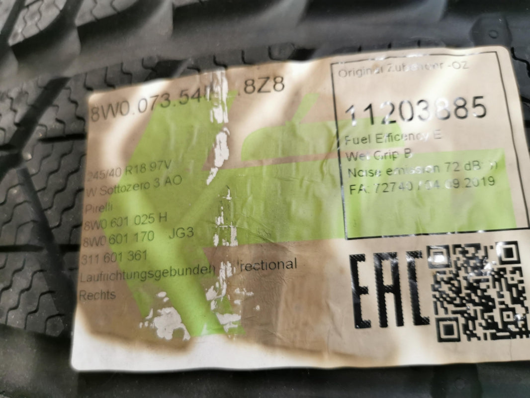 Original AUDI A4/S4 (B9) 2015-2024 Felge 8.0Jx18 8W00735488Z8