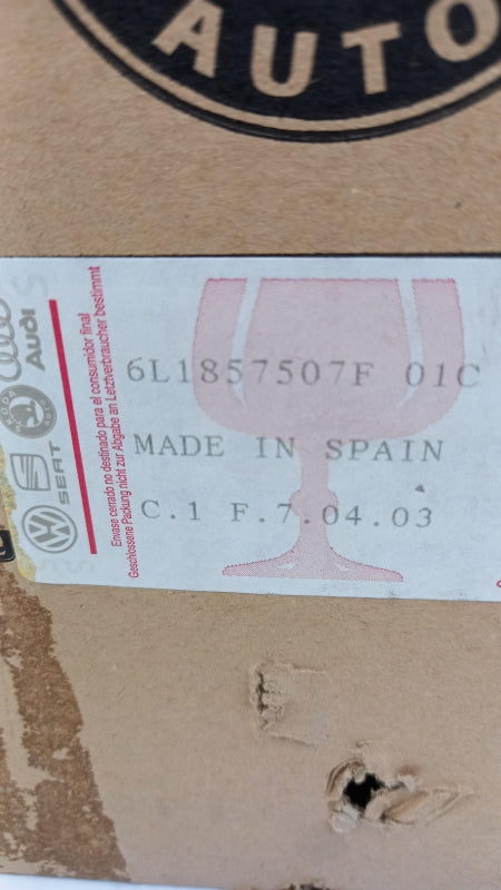 Original SEAT Ibiza III Cordoba -2009 Außenspiegel Gehäuse Links 6L1857507F01C