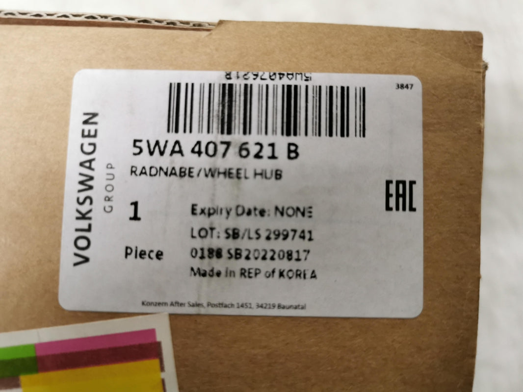 Original AUDI Q3/Sportback 19- VW Tiguan 16- Jetta 18- Radnabe Vorne 5WA407621B
