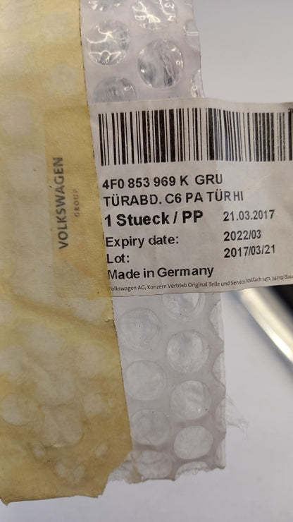 Original OE Volkswagen Tür Zierleiste 4F0853969KGRU