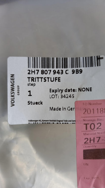 Original VW Amarok 10-22 Trittstufe oben hinten 2H7807943C9B9