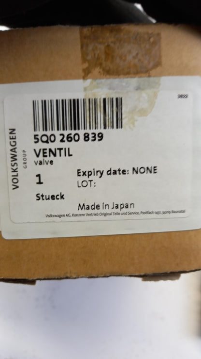 Original OE Volkswagen Ventil 5Q0260839