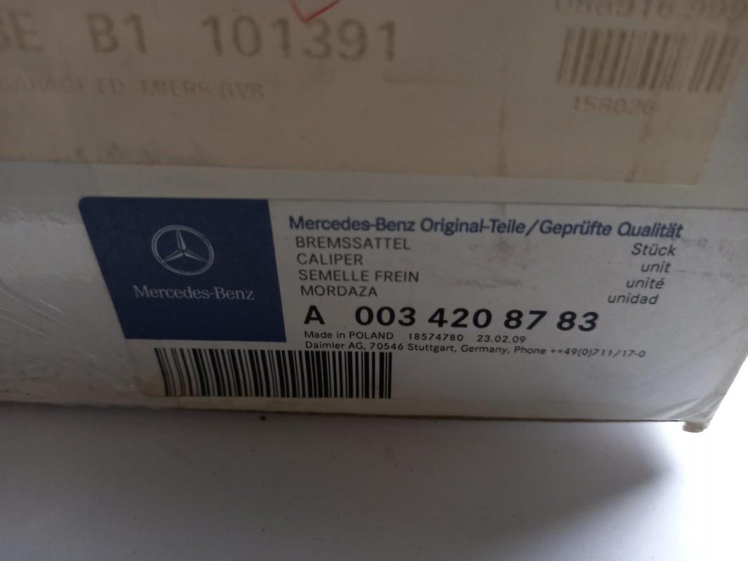 Original MERCEDES-BENZ Sprinter W906 Bremssattel links A0034208783