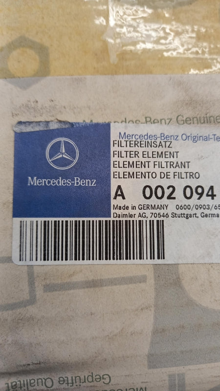 Original MERCEDES-BENZ T1 (601) (602) Filterelement Luftfilter A0020940704