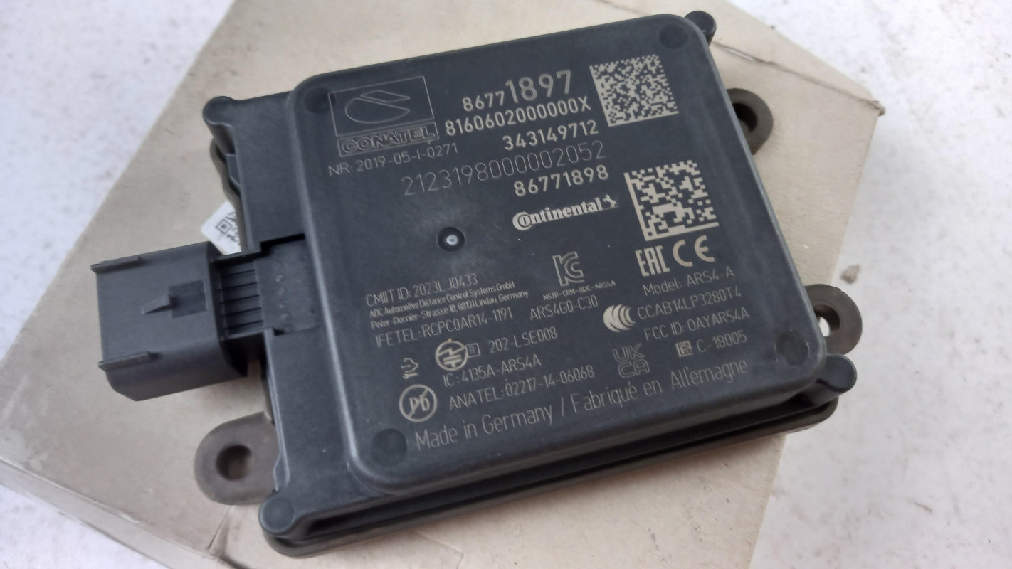 Original OPEL Insignia-B Distronik Radar Steuergerät Abstandsradar 86771897