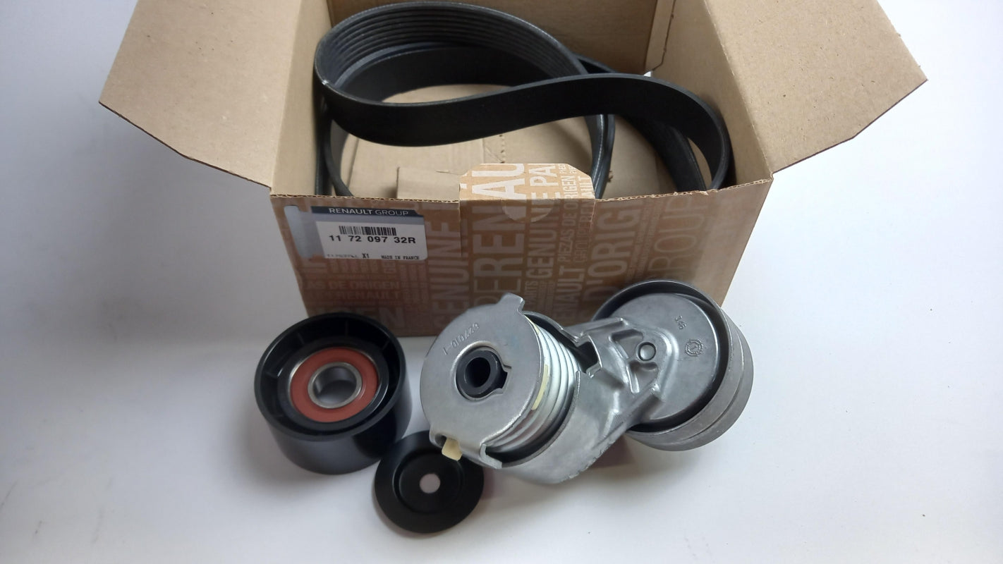 Original RENAULT Captur Clio Megane Scenic Keilrippenriemensatz 117209732R