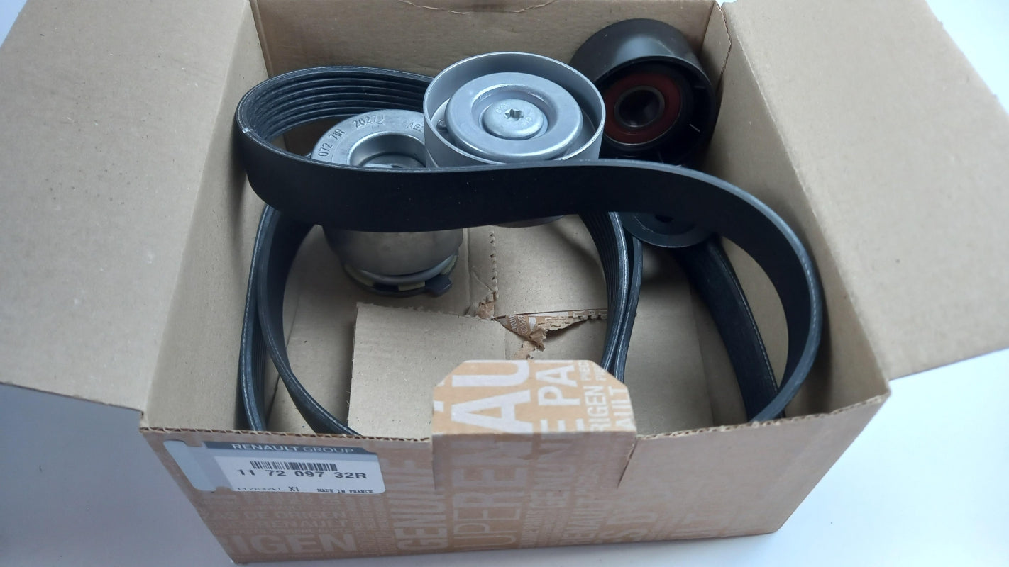 Original RENAULT Captur Clio Megane Scenic Keilrippenriemensatz 117209732R