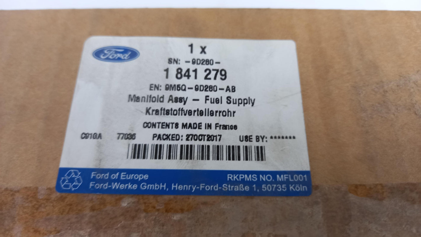 Original FORD Focus C-Max '11-'15 Kuga '12-'14 Kraftstoff Verteilerrohr 1841279
