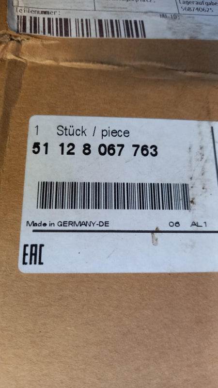 Original OE BMW Stoßfängerabdeckung 51128067763