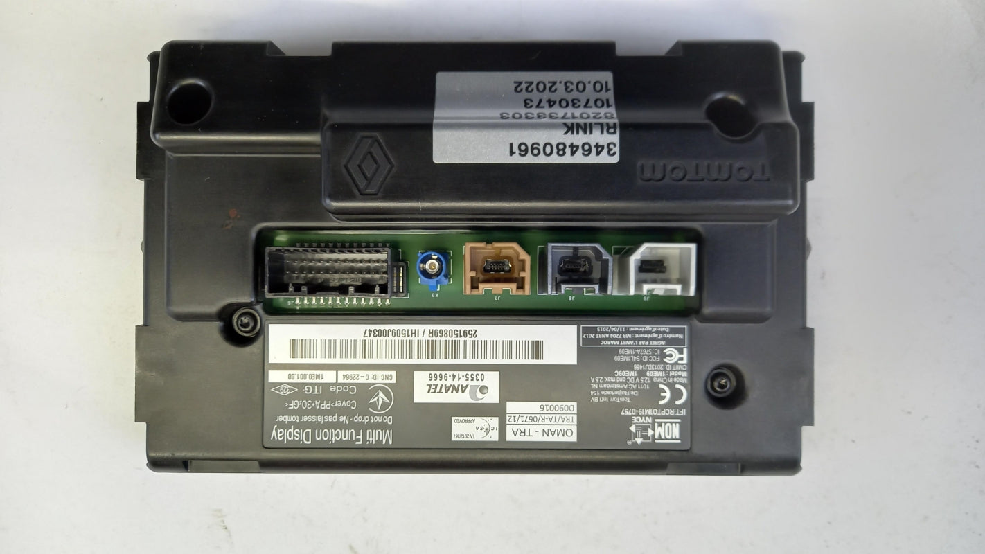 Original RENAULT Trafic III Monitor Navigationssystem Navi Display 259150869R