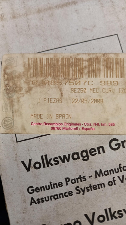 Original SEAT Ibiza 6J Außenspiegelgehäuse satinschwarz links 6J0857507C9B9