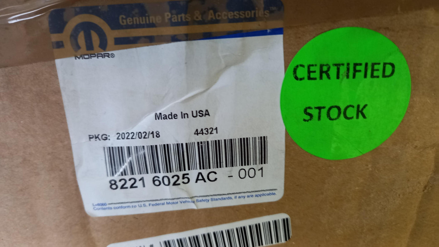 Original OE FIAT Fußmattensatz K82216025AC