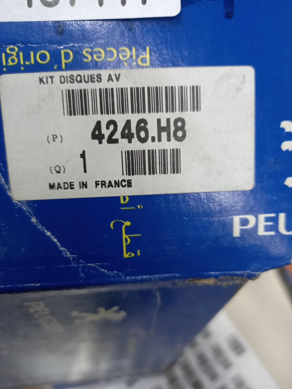 Original PEUGEOT 806 Expert CITROEN Jumpy Bremsscheibensatz 2-Stk Vorne 4246H8